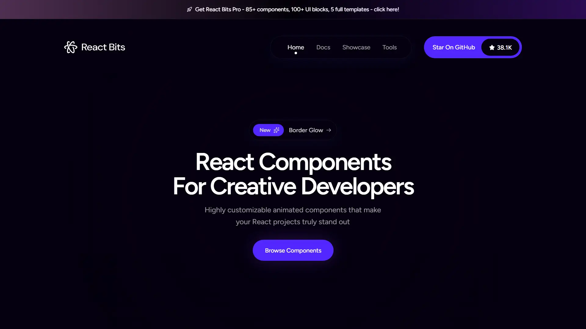 Preview of https://www.reactbits.dev/
